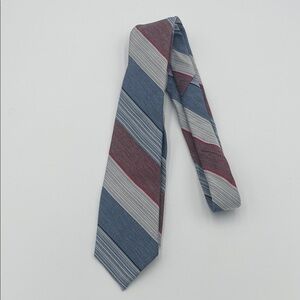 Philippe Striped Blue and Gray Men's Tie